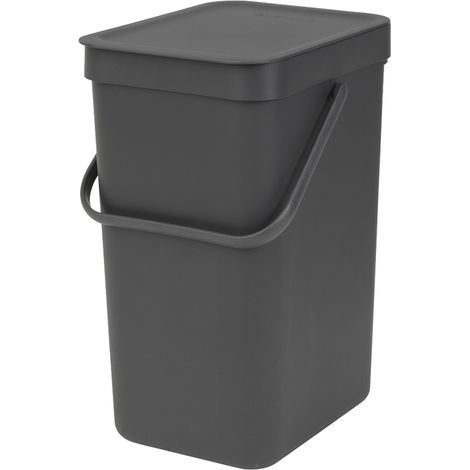 Cubo de basura de 12 L gris - Sort & Go - Brabantia (1/5)