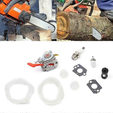 Kit de carburateur pour Walbro WT-458-1 WT-220 WT-318 WT-318X A03002 A04445A A07139 : soufflet de pompe et tuyau d'essence (1/5)