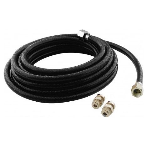 Mecafer - Tuyau PVC noir 8x13 - 10m avec sortie 3/8F