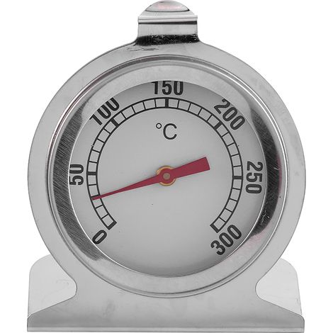 Ofenthermometer aus Edelstahl zum Kochen, Braten und für andere Zubereitungsarten – Hochpräzises Temperaturmessgerät für Grill und andere Kochvorgänge – Temperaturanzeige