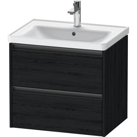 Duravit Ketho.2 Waschtischunterbau wandhängend, 2 Schubkästen, (1/2)