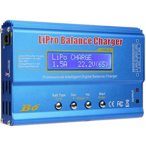 Tout nouveau chargeur de balance de batterie RC Lipo NiMh a ecran LCD iMAX B6 numerique (1/5)