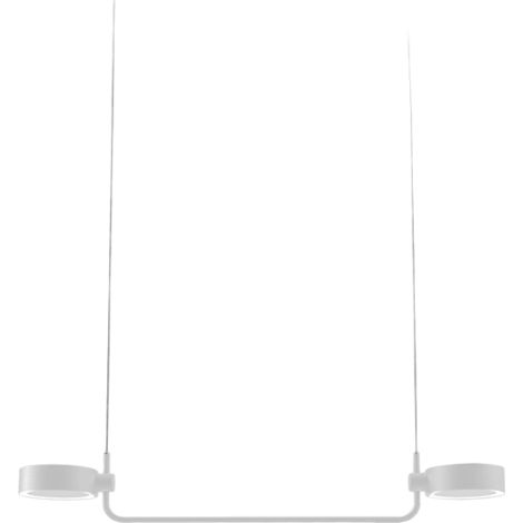 Zafferano Super O Suspension Led Blanche Rechargeable Et Dimmable (1/3)