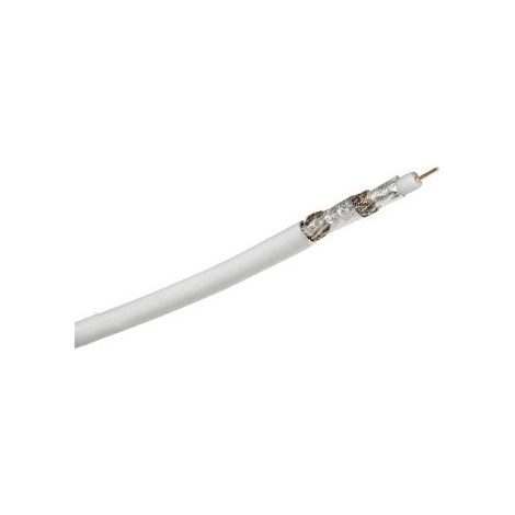 Hama Bobina cavo Coassiale Antenna 120 Db Bianco 100m 00086625