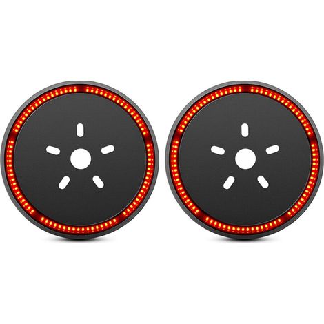 luces de freno para rueda de repuesto, tercera luz de freno para Jeep JK, JKU, YJ y TJ 2007-2018, luz roja. (1/2)