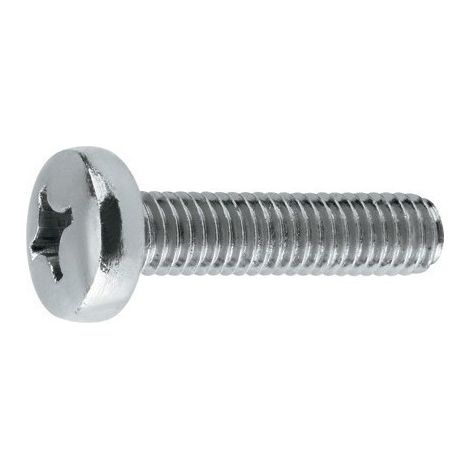 Tornillo Rosca Metrica 7985 06X020Mm Cincado Fontana 200 Pz