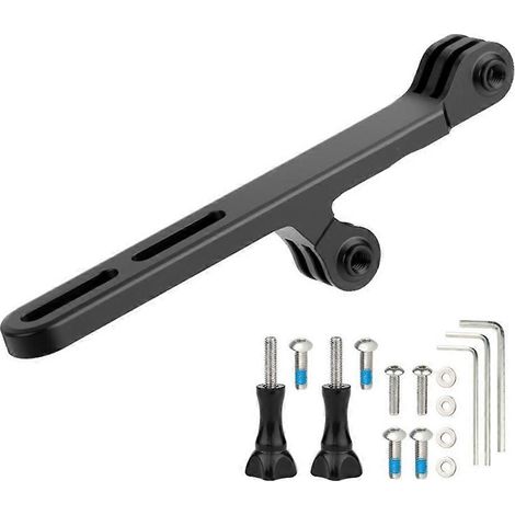 Vorbauverlängerung für Fahrradcomputer von Garmin, Bryton und Wahoo Doppelhalterung für GoPro-Frontcomputer. (1/5)