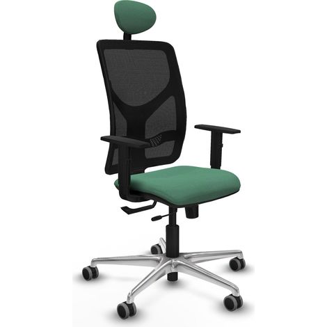 Chaise de bureau piqueras y crespo ergonomique noir 120 kg (1/2)
