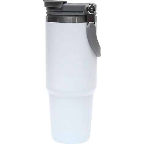 890 ml Edelstahl-Isolierflasche, tragbarer Thermobecher mit Griff für Reisen, Sport und Fitnessstudio (1/5)