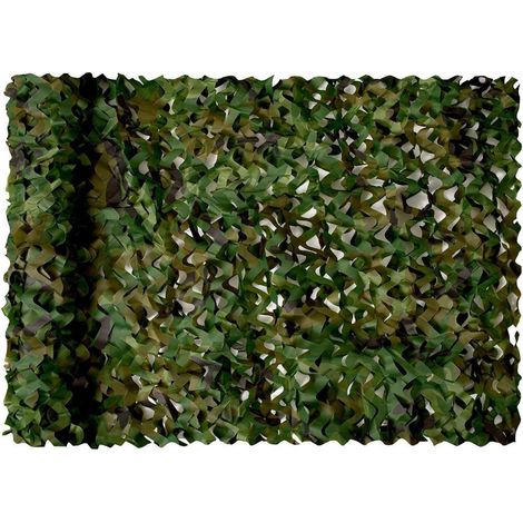 Tarnnetz Camouflage Netz Jagd Deko Sonnenschutz Camping Outdoor 1.5 × 2 M (1/4)