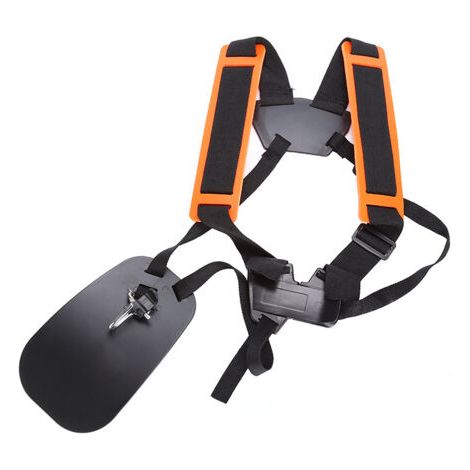 Sangle d'épaule double pour tondeuse, double bandoulière avec sangle en nylon durable, double bandoulière confortable réglable pour débroussailleuse, débroussailleuse, débroussailleuse H791 (1/4)