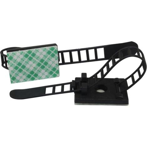 Kabelclips mit Schraubbefestigung 50 Stück Verstellbare aus