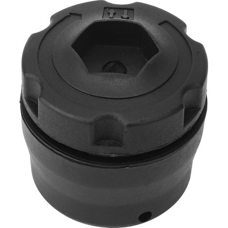 Tête de coupe-bordures, tondeuse à gazon, coupe-bordures, cisaille à jardin, en plastique noir, droite et durable (1/5)