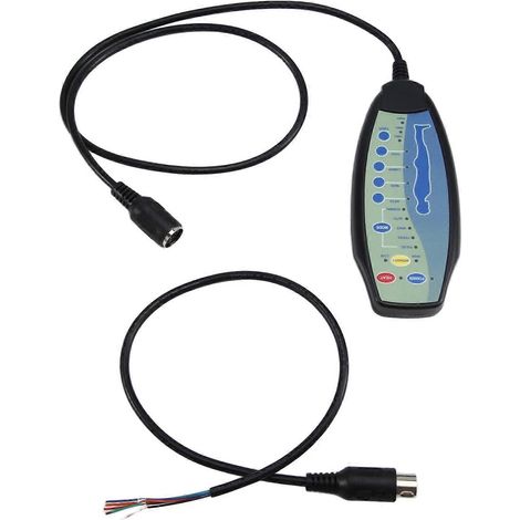 Fernbedienung für Relaxsessel mit 8-poligem Anschluss, einstellbarer Heizintensität, 12-V-Gleichstromversorgung, 50 cm Kabel und individuell anpassbaren Massageprogrammen (1/5)