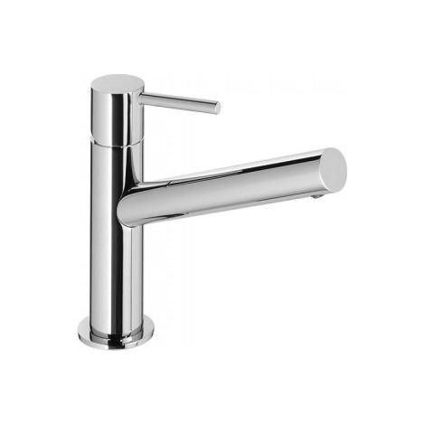 Mitigeur lavabo bec long avec vidage automatique Chromé MAX TRES - TRES 06220301D