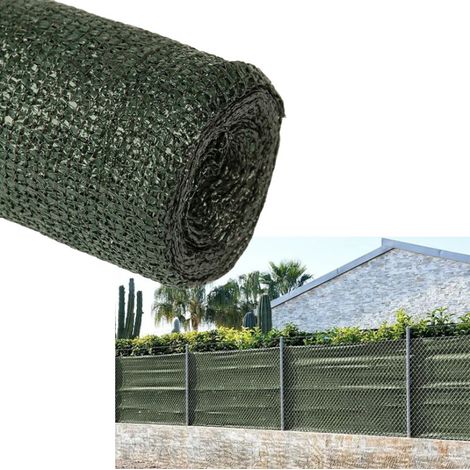 Rete Ombreggiante 2x10 m  Telo Ombra 85% verde  Frangivista Recinzione Giardino  Tessuto Ombra Privacy Antistrappo Antivento