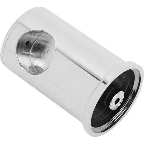 Double Fixation de Rail de Douche - Blanc Argenté ABS Electroplaqué - 2 Bases Résistantes pour Accessoires Salle de Bain (1/5)