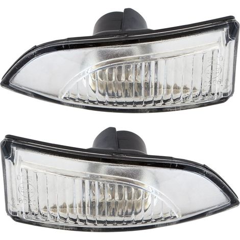 Espejo retrovisor con intermitente izquierdo y derecho para Renault Laguna III 07-15, juego de 2 unidades con marco negro. (1/5)