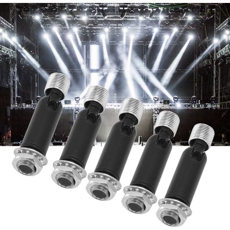 Projecteur universel à tête M10 avec dérivateur de vitesse externe et adaptateur M12, accessoires d'éclairage LED noir (1/5)