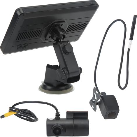 Autoradio 2 Din Écran Tactile 7 Pouces Bluetooth 5.0 GPS Navigation Caméra Recul Stationnement Moniteur Multimédia pour Voiture Camion (1/5)