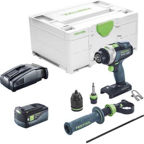 Festool TPC 18/4 I-Basic taladradora de percusión sin cable 18 V 75 Nm + 1x batería recargable 5,0 Ah + cargador rápido + systainer (1/5)