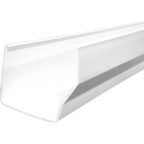 Perfil Canalón 2 m Canalón Cuadrado EUME Blanco 70x70 - Ferroplast Color: Blanco