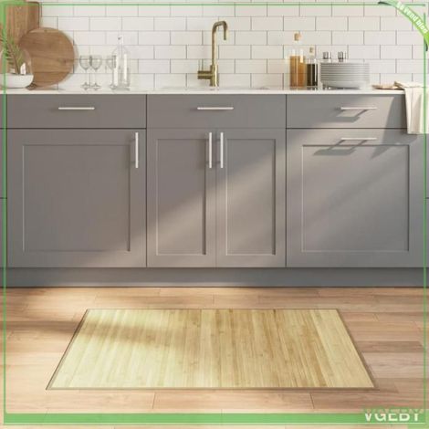 Tapis - FAFEISY - 376867 - Bambou naturel - 70x100 cm - Anti-dérapant (1/5)