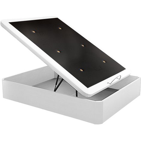 Coffre pliant Relax Evoque grande capacité hauteur 38 cm  Blanc - 160 x 200 cm