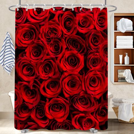 Rideau douche imperméable polyester 180x180 Évasion protection douche pour les amateurs de déco (1/5)