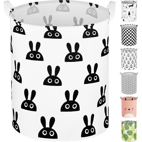 Grand Panier à Linge, Corbeille à Linge Pliable et Imperméable Autoportant Bac Linge Sale avec Poignées, Laundry Basket pour Vêtements, Serviettes, Jouets, Couvertures, Maison, Dortoir (1/5)