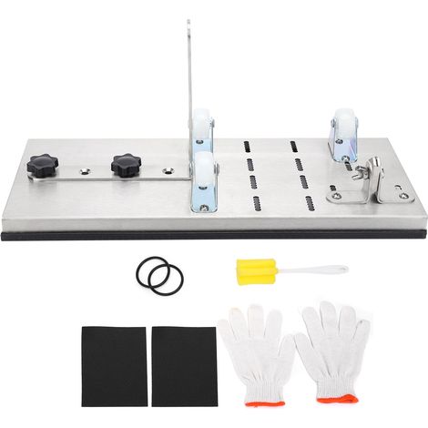 Kit outil DIY 3 roues pour couper bouteille ronde en verre, machine de découpe manuelle industrielle avec accessoires (1/5)