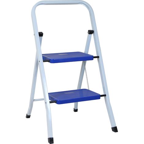 Escalera tubo cuadrado - 2 peldaños - 72 cm