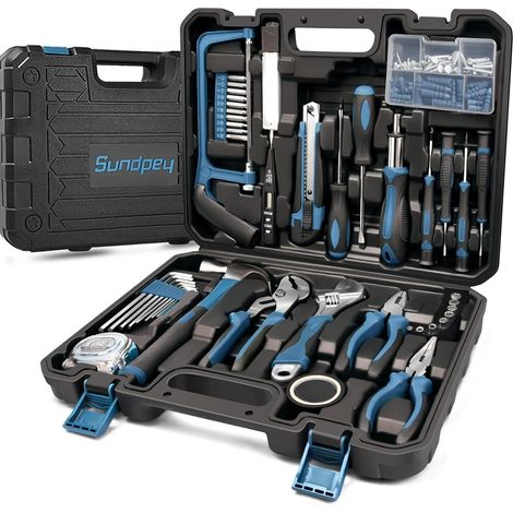 Sundpey Werkzeugkoffer Profi 148tlg mit Ratsche, Zangen, Spannungsprüfer, Männer (1/5)