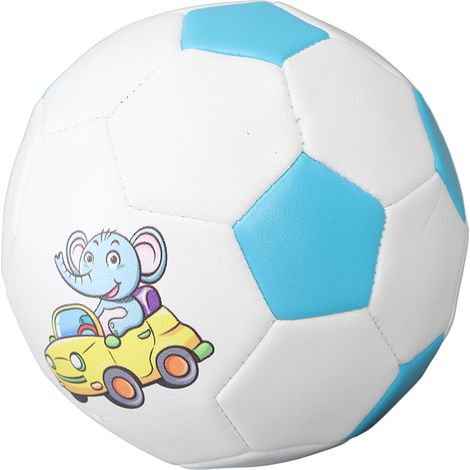 Ballon de football gonflable pour enfants, motif bébé éléphant, taille 2, doublure en caoutchouc PVC, jouet de football (1/5)