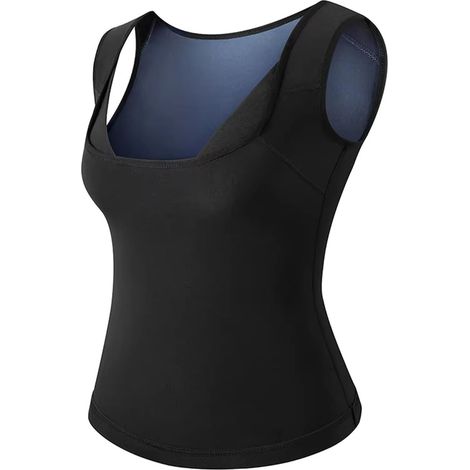 Gilet de sauna lesté pour femme - Brûleur de graisse - Débardeur d'entraînement pour perdre du poids et brûler les graisses (1/5)