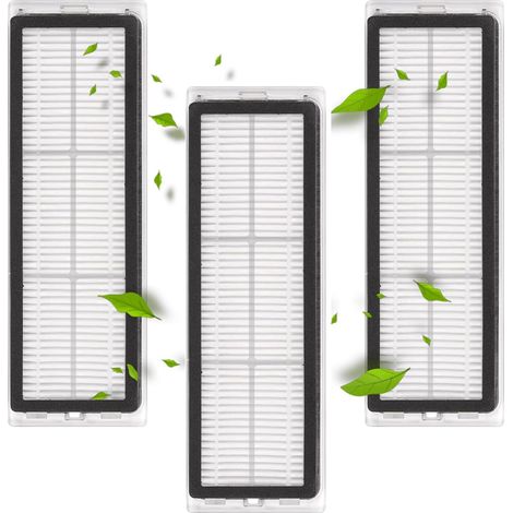 3pcs Filtre D10 Plus,Filtres Hepa Compatibles Avec L10s Ultra, L10s Pro, L10 Ultra, S10, S10 Pro, S10 Plus,Z10 Pro, B101cn, 1c, W10, X10+,Kit De Filtres Pour Aspirateur (1/5)