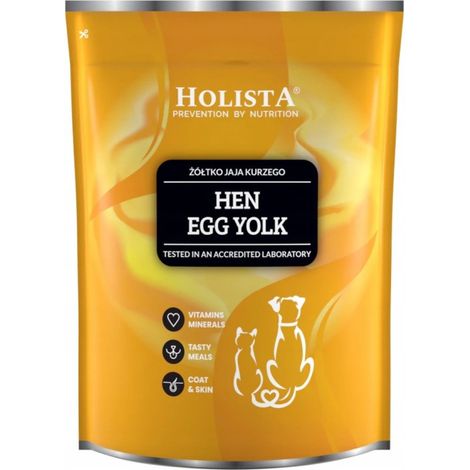 Suplemento de yema de huevo Holista para perros y gatos 500 g (1/2)