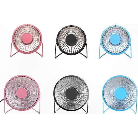 Radiateur Électrique 220V Portable Mini Chauffage Bureau Maison Souffleur Air Chaud Tube Quartz Rose Hiver (1/2)