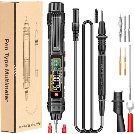 AC/DC Voltage Tester - Non-Contact Voltage Meter - Line Detector with Automatic Range Selection and Break Detection