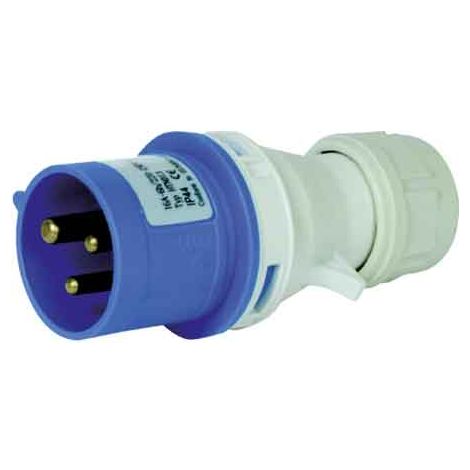 SPINA MOBILE INDUSTRIALE IP44 220 V 16A 2P+T 200 - 250V - MADE IN ITALY