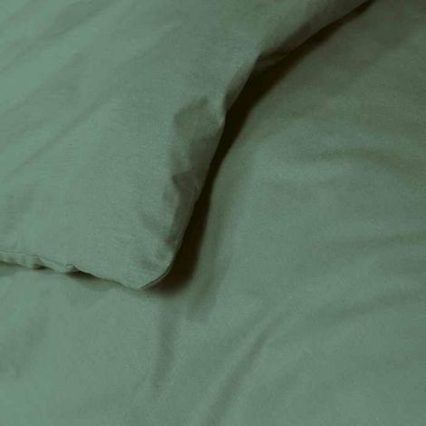 Housse de couette 220 x 240 cm Line vert (1/3)