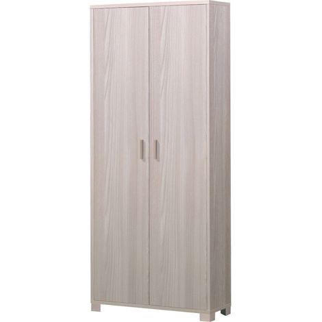Armadio 2 Ante 83x190x29 cm Olmo Chiaro (1/2)