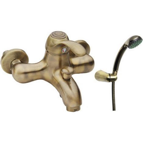 Miscelatore vasca finitura ottone antico - serie Oxford (1/2)