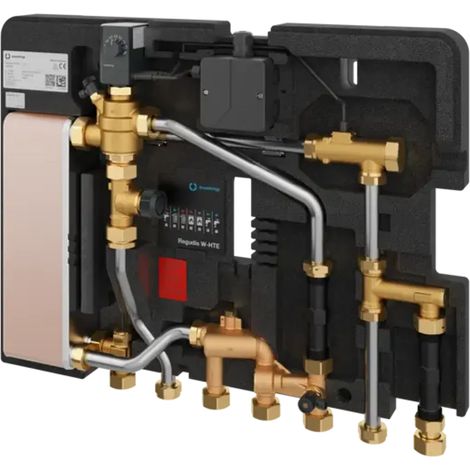 OVENTROP Stazione di appartamento elettronica Regudis W-HTE Scambiatore di calore brasato in rame, a doppia parete, 1344070