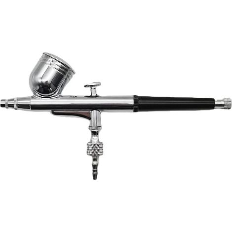 Gravity Feed Dual Action Airbrush Gun Kit für Tattoo Maniküre Spray Modell Air Brush Nail Art 0,3 mm