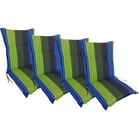 4x Niederlehner Auflage 105x50 Polsterauflage Stuhlkissen Sesselauflage Polster
