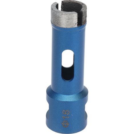 Fraise à percer diamant fritté 18mm pour marbre granit pierre filetage femelle M14 bleue 68mm 1 pièce (1/5)