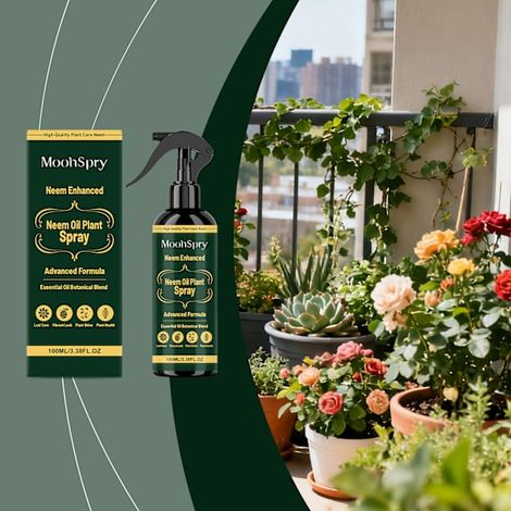 Spray all'olio di neem per piante 100 ml – trattamento fogliare naturale – protezione contro i parassiti (1/5)