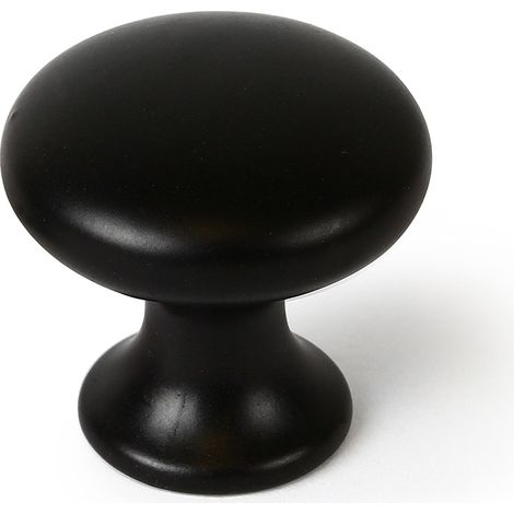 Bouton de meuble  Style contemporain  Fabriqué en Zamac  Finition noire mate  Mesures 252524mm  Système de fixation vissé  Comprend des vis M4  2 unités - talla
