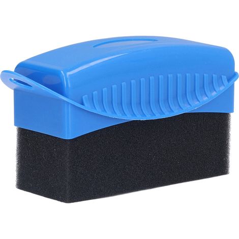 Éponge de lustrage pour pneumatiques et jantes - Applicateur de cire auto et nettoyage - Couleur bleue (1/5)